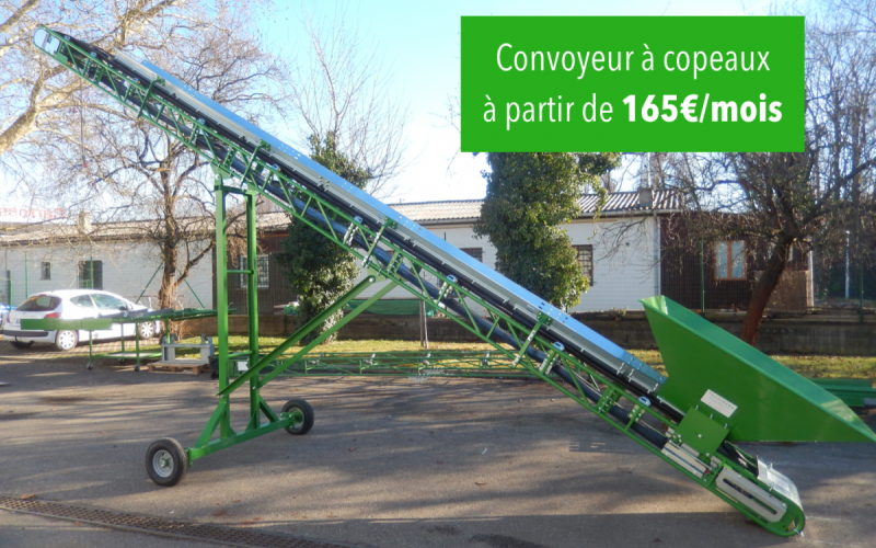 Wood chips conveyor as for 165 € / month