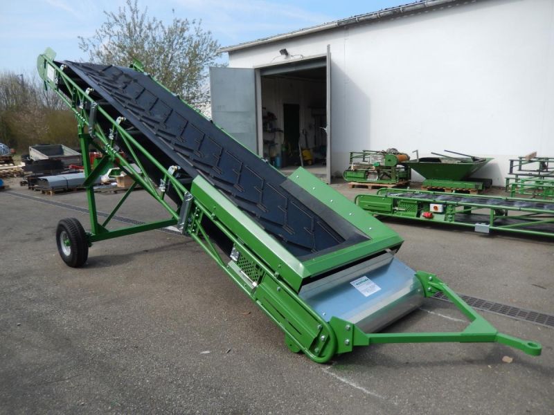 Convoyeur large pour transport de compost